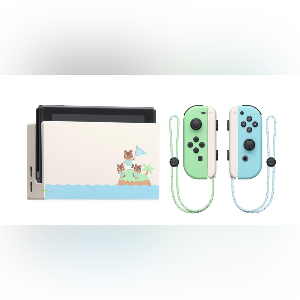 Nintendo switch + extra pair of remotes.